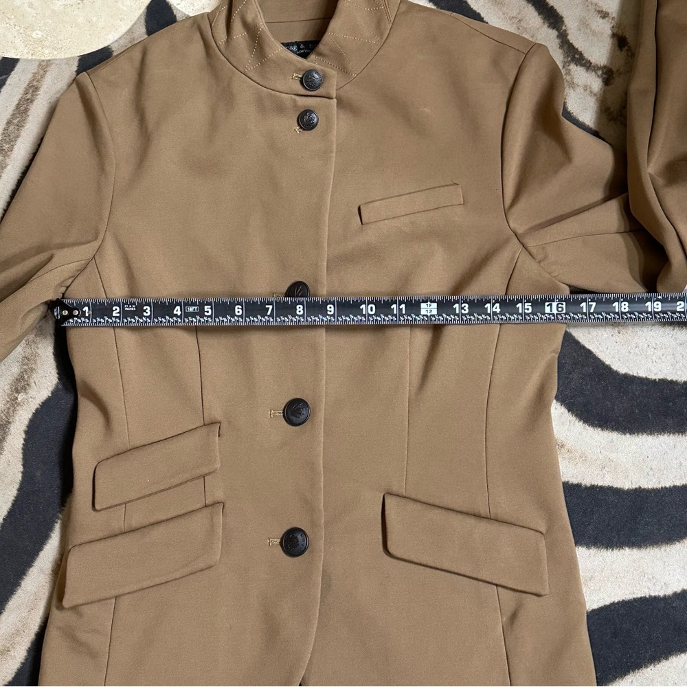 RAG & BONE NWT Tan Button-Up Tailored Jacket Size 6🌸 - Picture 5 of 13